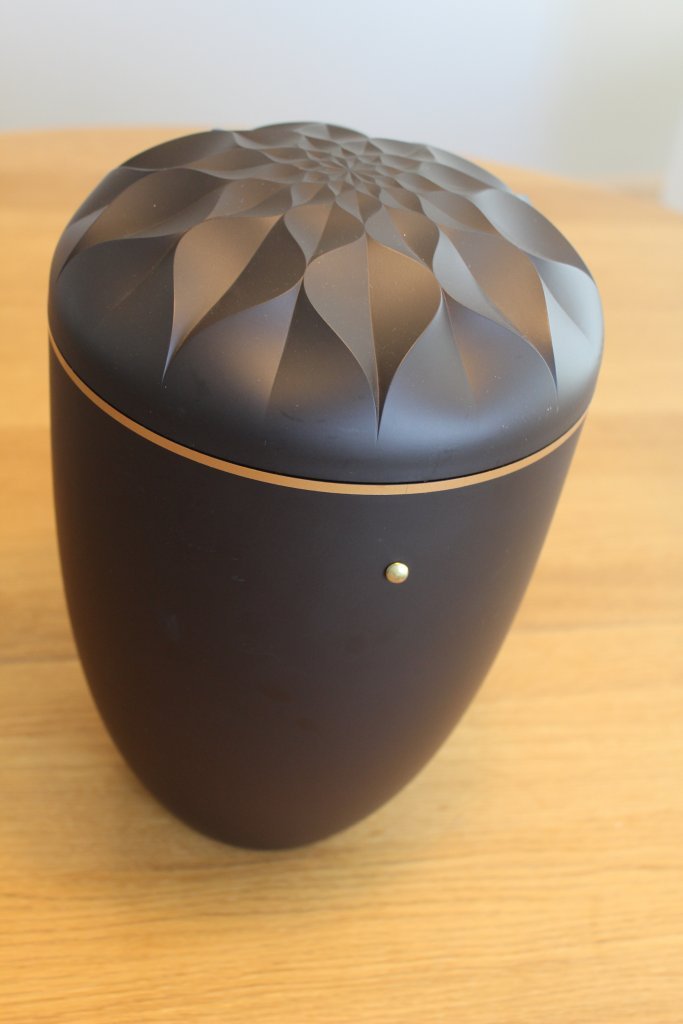 Duftker úr hör og hampi, svart